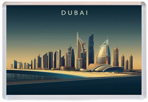 Dubai - UAE - Jumbo Artistic Fridge Magnet 96 x 67mm BBSFHM3325