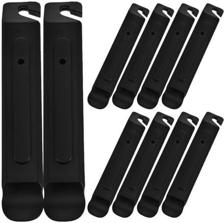 CORHAD 15pcs Bicycle Tire Levers with Non-slip Grip for Road Bike and Scooter Tires Compact Plastic Tyre Removal Tools for Repair and Maintenance