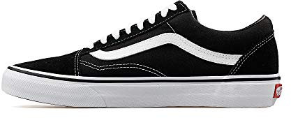 Vans Unisex Erwachsene Old Skool Sneaker, Black/White, 44 EU
