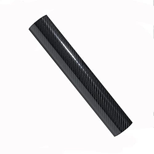 Lypumso 6D Carbon Fibre Vinyl Wrap, Self Adhesive Film, Waterproof Wrap Roll Without Bubble, Adapted to The Appearance and The Interior of Motorcycles, Computers, Cars (6D Black, 30cm x 150cm)