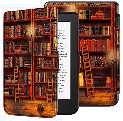 Fintie Hülle für Tolino Page 2 - Ultradünne Schutzhülle mit Ruhemodus und Magnetverschluss für Tolino Page 2 2019 eReader, die Bibliothek