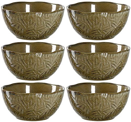 LEONARDO HOME Matera 018581 Lot de 6 bols en céramique Beige 12 cm