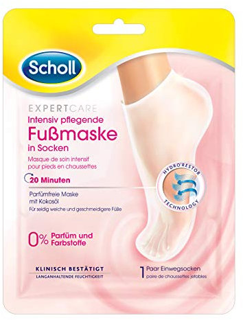 Scholl Expert Care Intensiv Pflegende Fussmaske in Socken 0% 1 Paar