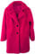 K-Milano Damen Teddyfell Jacke lang mit Revers, Taschen, leicht, flauschig und warm, Made IN Italy