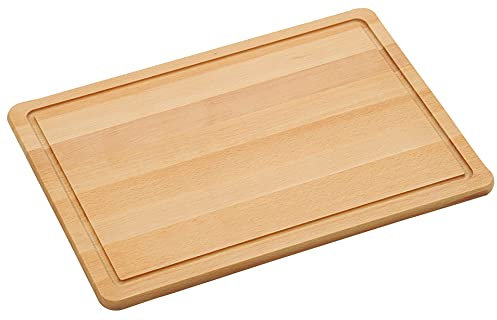 Kesper 85111 Schneidebrett, Buchenholz, Braun
