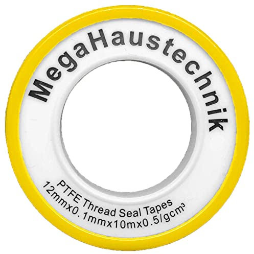 2 Rollen Teflonband 12m - für Gewindefitting Schraubfitting Fittings Gewindedichtband