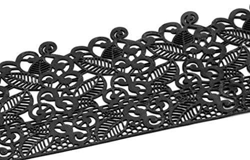 Spitzendekor Baroc schwarz, 1 Stück