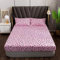 Spannbettlaken 180x200cm Rosa Schwarz Weiß Bettlaken Leoparden Muster Spannbetttuch Boxspringbett 180 x 200 Spannbetttücher Microfaser Jersey Leopard Leo Leintuch für Hohe Matratze bis 25-30 cm
