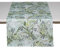 Pichler Tischwäsche Ella Blumen Gräser Jade grün Baumwolle (Tischläufer 50x150cm)