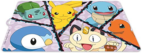 ALMACENESADAN, 4971 Tischset, Pokemon Distortion, Maße 43 x 29 cm, ideal für Zuhause und für die Schule; wiederverwendbar, BPA-frei