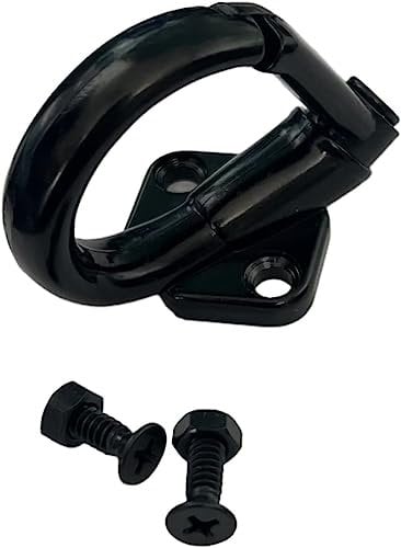 one by Camamoto gancio moschettone, attacco porta borse in alluminio nero, per bagagli, per Vespa 50N, Primavera, Sprint, PX Lusso, T5 Classic LML rif. orig. 57468