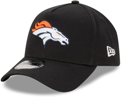 New Era Denver Broncos NFL Evergreen Schwarz Verstellbare 9Forty A-Frame Cap - One-Size