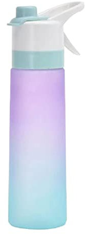 KLOVA Bouteille d'eau 2 en 1 pour le sport - Réutilisable - Avec gourde anti-fuite - Pour l'hydratation en plein air - Pour boire du basketball