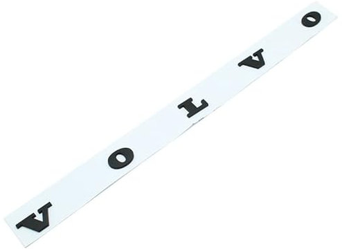 HORREX Auto Emblem für Volvo V60 2018-2023, ABS 3D Aufkleber Ornament Abzeichen Logo Abzeichen Sticker Abziehbilder Front Motorhaube Kofferraum Auto Zubehör,BlackB