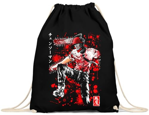 style3 Bloodbourne Man Rucksackbeutel Tasche Sportbeutel denji man anime manga cosplay chainsaw devil