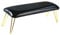 harayaa Manicure Hand Rest Stand,Nail Arm Rest,PU Leather,Non Slip,Nail Table Mat,Nail Hand Rest for Nail Technician Use,Must Have, Black and gold