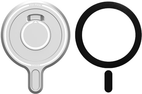 BeisDirect Base adattatore magnetica per Insta360 Flow Mobile Gimbal Stabilizzatore Magafe Parti di espansione Accessori, piastra Magenet con anello in metallo