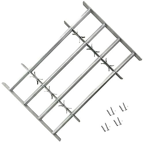 UJCHVHN Baustoffe Verstellbares Sicherheitsgitter für Fenster mit 4 Querstangen 1000-1500mm Fenster
