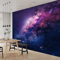 Fototapete Sternenhimmel Lila Blau 200x140 cm Tapete 3D Vlies Wanddeko Wallpaper Wandtapete Dekoration Study Zimmer Wohnzimmer Restaurant Cafe