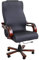 FYTXSZ Office Computer Chair Cover, Universal Breathable Stretchable Chair Covers Replacement Armchair Slipcover for Home, Office - Dark Grey, L