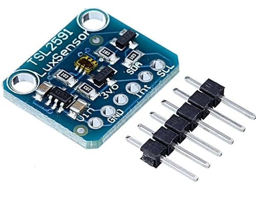 TSL2591 Digitaler Licht Sensor, DC 3,3 V-5 V I2C Sensormodul Sensor Lichterkennungsmodul Eingebauter A/D Wandler