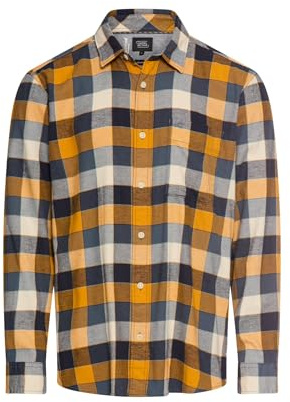 camel active Herren fleXXXactive® Langarmhemd aus leichtem Flanell