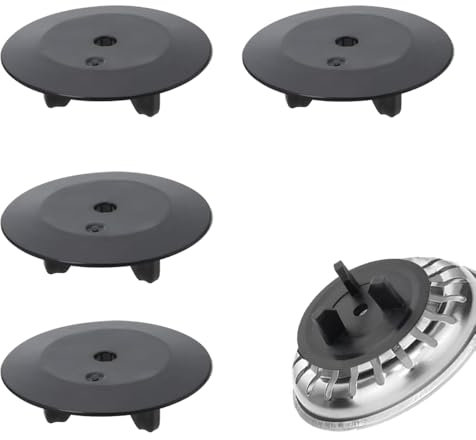 4 PCS Sink Sealing Rubber Gasket 55mm Sink Plug Rubber Seal Replaceable Sink Stopper Gasket Seal Kitchen Sink Accessories for Strainer Basket Sealing