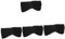 Happyyami 4pcs Headgear Sticker Elastic Headbands Headset Sport Headband Plugs for Sleeping Buds Skincare Snore Earmuff Protectors Ear Defenders Ear for Pool Earphones Black Polar Fleece