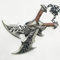 Zhongkaihua Kratos Cosplay Kratos Prop Blades of Chaos Cosplay Prop 45 cm, accesorio de juego de rol para adultos, para Halloween, anime, decoración de fiesta medieval
