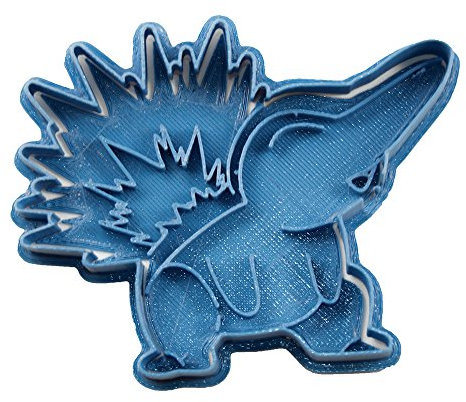 Cuticuter cindaquil Pokémon Ausstechform, Blau, 8 x 7 x 1.5 cm