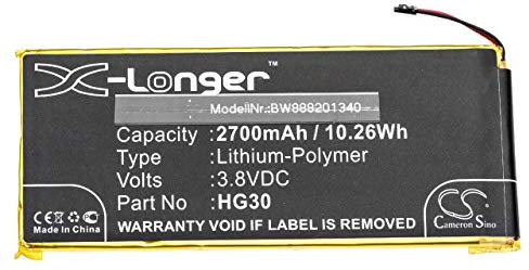 vhbw Akku kompatibel mit Motorola Moto G5S, G5S Plus, G6, XT1794, XT1803, XT1805 Handy Smartphone Telefon (2700mAh, 3,8V, Li-Polymer)