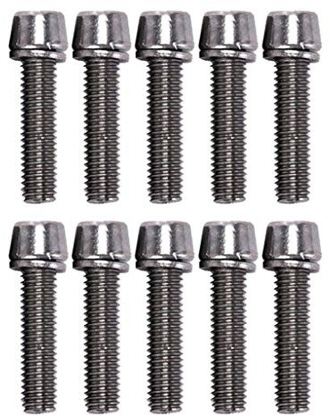 freneci 10 Teile/Paket M5 M6 Bike Vorbau Schrauben Hex Buchse Tippen Schrauben für Fahrrad Lenker Vorbau Reparatur Hardware Zubehör - M6