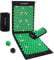 TOMSHOO Akupressur Set, Akupressurmatte Verlängern mit Magnetspikes Magnetfeldtherapie und Akupressur zur Linderung von Kopf und Nackenschmerzen mit Einer Tragetasche (Black Green)