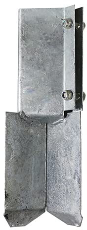 TIMCO Concrete in Shoe Bolt Post Support Bolt Secure Hot Dipped Galvanised - 100mm