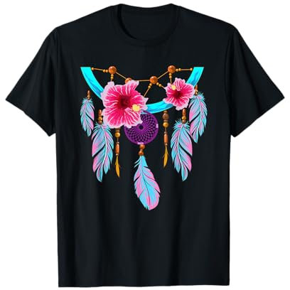 indianisch amerikanische Kleidung Damen Herren: Dreamcatcher T-Shirt