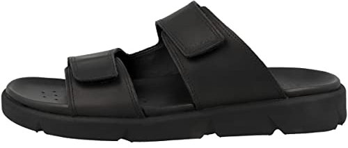 Geox Homme U Xand 2s Sandales, Noir, 42 EU
