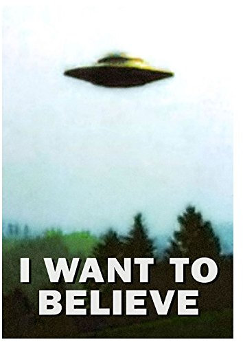 Fabulous Poster Plakat Ich Möchte Glauben I Want To Believe(91cmx129cm)