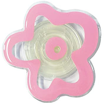 Handy-Griff mit ausziehbarem Ständer, Acryl-Blume, zusammenklappbar, multifunktional, Handy-Ständer für Smartphone, Handy-Zubehör (Rosa)