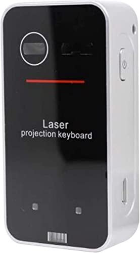 HAZARA Tastiera Portatile, Tastiera Laser Bluetooth virtuale per Smartphone, Computer Portatili e PC Tastiera Radio con proiettore da Tastiera e Funzione Touch