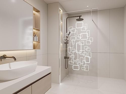 Vente-unique - Paroi de douche à l'italienne BELLA avec leds - 120x200 cm