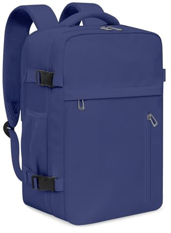 KIRFEIHT Cabin Bags 40x20x25 for Ryanair Underseat Carry-Ons Travel Luggage Backpack - Hand Luggage Backpack Cabin Bag Size 20L - Daypack School Bag with USB Port - Purple