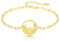 PARYFO Honigbiene Armband Silber 925 Damen Biene Armband Vergoldet Schmuck für Frauen Damen