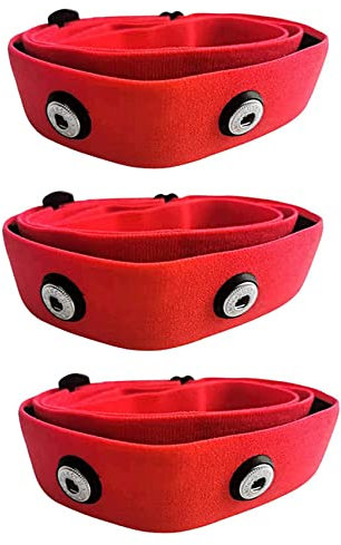 VENOAL 3 x Herzfrequenzmesser Brustgurt Ersatzband f