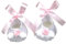 Puppenschuhe, 18-Zoll-Puppendekor-Schuhe, Seidenpuppenschuhe, schöne Puppenschuhe mit rosa Schleife und Blumen, 1 Paar weiße Puppenschuhe aus Seide, Puppentanzschuhe, Puppenschuhe mit rosa Schleife