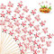 SRIZIAN 100 Piezas Palillos para Cócteles Navideños, 5.1inch Carta y Papá Noel de Navidad Brochetas Cocktail Palillos de Cóctel de Bambú para Comida Fruta Aperitivos Fiesta Decoración