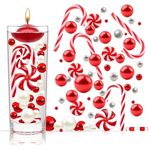 RobLuX Weihnachtsperle für VasenfüLler 6054 Stück Wasserperlen Durchsichtig Weihnachten Schwimmende Perlen Geeignet für Vasenfüller Schwimmende Weihnachten Deko Tischdekoration
