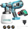 Pistola a Spruzzo, Sostituzione Per Makita, mit Batteria 2x3000mah E Caricabatterie Pistola Per Verniciatura Di Pareti, Soffitti,Recinzione Da Giardino, Spruzzatore 1000ml