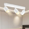BOYIR Deckenstrahler 3 Flammig Weiß, Modern Deckenlampe Strahler Schwenkbar 350°, GU10 Deckenleuchte Spot Strahler, Spotlight Lampe Deckenspots für Küche Flur Wohnzimmer, Ohne Leuchtmittel