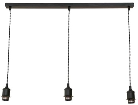 ValueLights | Shaw Diner Bar 3 Drop Matte Black Adjustable Pendant Ceiling Light | Ceiling Lights, Home Décor & Improvement Essential