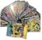 Trading Cards Set, Rainbow Holographic Collection with Pikachu and Charizard Cards (5)